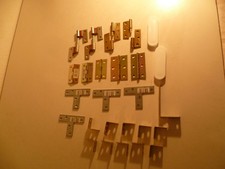 Befestigungsteile/Winkel/Scharniere für Bau Modellbahnplatte - TT/H0/N usw.  -