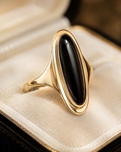 Vintage damenring 333 gold mit - vintage,