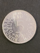 BRD  5 Deutsche Mark "Silberadler" 1972 "G" unzirkuliert  (Jäger 387)