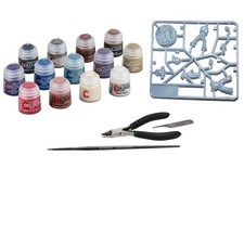 Warhammer 40K Farben + Werkzeug Set + Space Marine Games Workshop 40.000 Pinsel