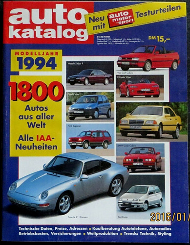 Auto katalog 1994 1800 - auto-katalog,