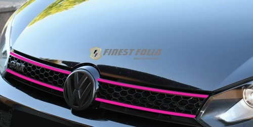 Neon pink kühlergrill stripes - pink,