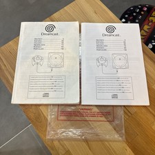 Dreamcast Konsole Bedienungsanleitung / Anleitung / Handbuch Sega Dreamcast / 2x