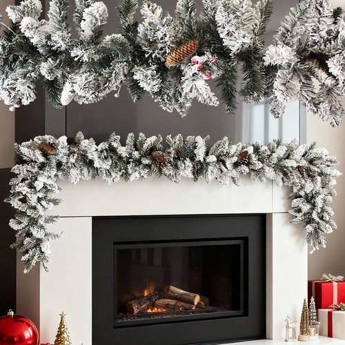 Künstliche weihnachtsgirlande - künstliche,