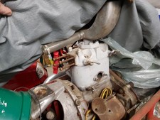 Feuerwehrpumpe Ziegler zum restaurieren von ca. 1953 THW Feuerwehr Wasserpumpe 