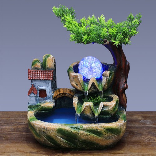 Tisch led wasserfallbrunnen - tisch,