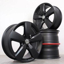 Alufelgen 19 Zoll VW  T5 T6 T6.1 Original Felgen Aragonit 8x19 ET43 schwarz matt