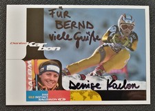 12205 Denise Karbon ITA Ski Alpin Autogrammkarte original signiert