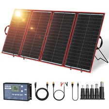 Dokio Solarpanel 300w Faltbar Tragbar 12V Solar für Batterie Wohnmobil Camping