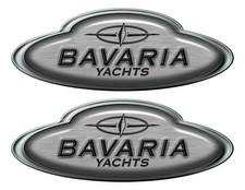 Bavaria yachts oval aufkleber - oval,