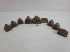 Häuser Erzgebirge Pappe Spur H0 Chalet Modelleisenbahn Zubehör Hobby #2512051