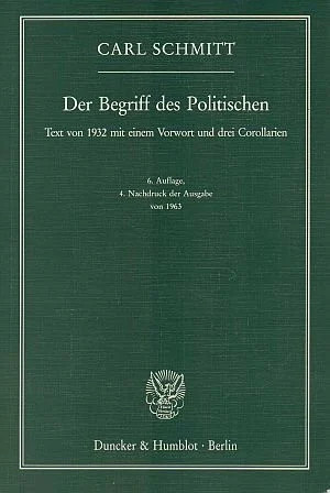 Der begriff des politischen - des,