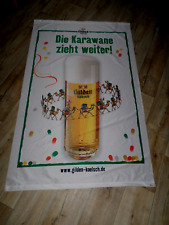 Gilden Kölsch Köln Bier Brauerei Flagge Banner Kamel Karneval Biergarten Büro