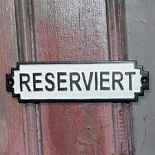 Schild Eisen Gusseisen