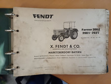 Ersatzteilliste Fendt Farmer 200S, 200V und 203V