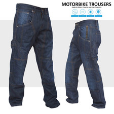 Herren Denim blau Motorrad