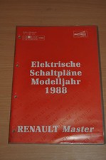 Werkstatthandbuch RENAULT Master NT 8040 Modelljahr 1988 Elektrische Schaltpläne