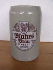 1 Liter Bierkrug  Brauerei  Mahrs Bräu  Bamberg