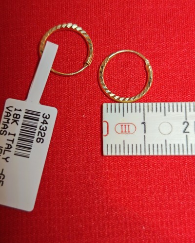 Creolen ohrstecker gold gelb - ohrstecker,