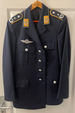 Alte frühe Jacke Militär Uniform Luftwaffe Offizier Bundeswehr Gr L Sammlerstück