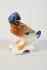 Q40W30- Hutschenreuther Porzellan Figur Ente farbig