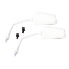2x F1 Spiegel weiß für