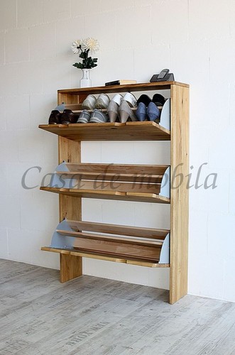 Massivholz schuhschrank - massivholz,