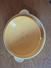 Snips | Nudelsieb | Gelb Orange Pastell Küchensieb Kunststoff Ø 28 cm ITALIA 