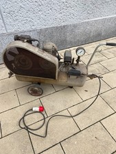 DDR Kompressor AHS 1-40/70 Fahrbar Druckluft Manometer Luftkompressor 0,8 MPa