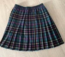 Damen Rock Faltenrock mit Karomuster GESSLER Größe L