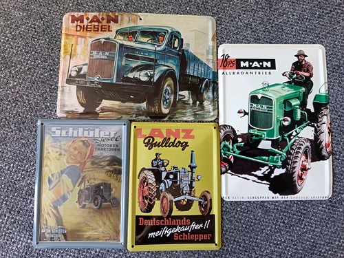 Blechschilder lanz bulldog man - blechschilder,