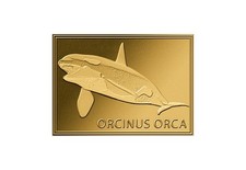 Goldmünze mit Motiv 999/1000