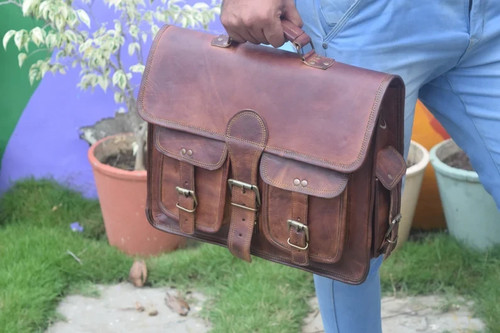 Neu leder aktentasche - leder,