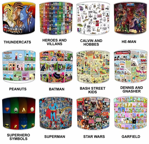 Lampshade comic strip books - strip,