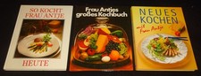 3x KOCHEN MIT FRAU ANTJE Kochbuch Rezeptbuch GUTER ZUSTAND