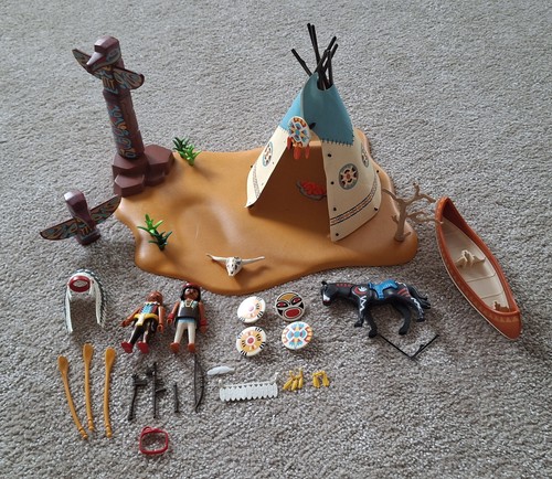 Playmobil 4012 indianerlager - playmobil,
