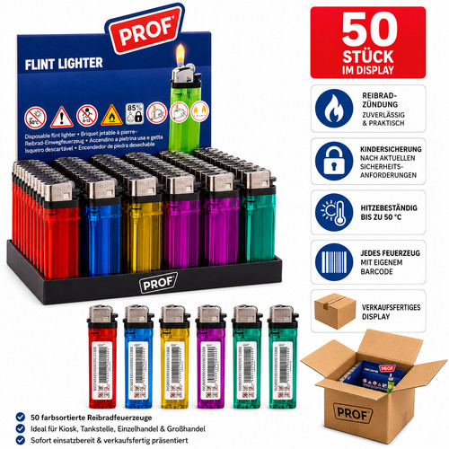50x feuerzeuge - 50x,