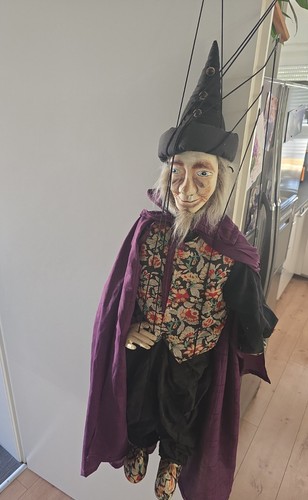 Zauberer marionette holz - marionette,,