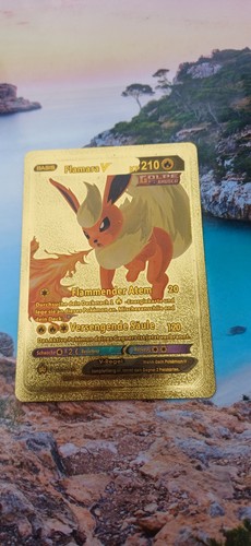 Pokémon flamara schmuck karte - pokémon,