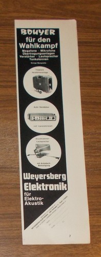 Seltene werbung weyersberg - seltene,