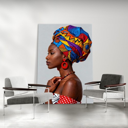 Afrikanische frau kunst bild - frau,,