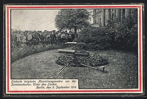 Berlin kommandantur unter - ak,