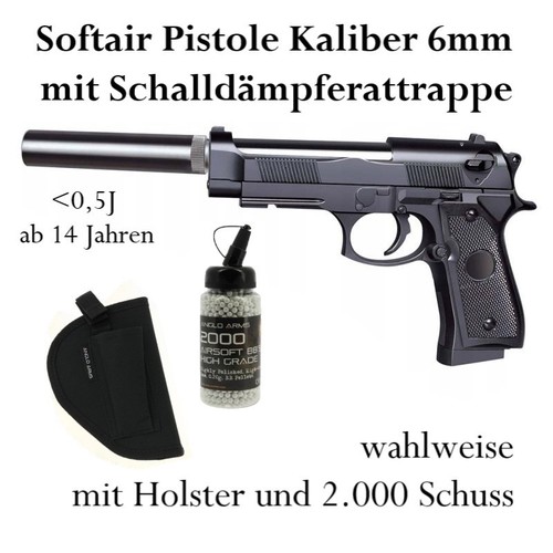 Neu softair airsoft - airsoft, pistole