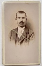 orig. CDV Foto Fotografie Mann