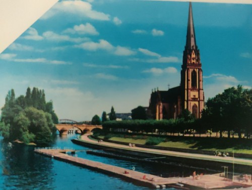 Ansichtskarte frankfurt - ansichtskarte, am