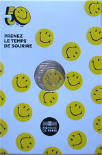 10 EURO Silber Gedenkmünze Smiley coloriert im Blister - Frankreich France 2022