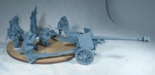 Pak40 Geschütz mit Besatzung