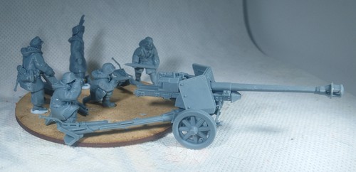 Pak40 geschütz mit besatzung - geschütz,
