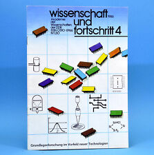 DDR Wissenschaft und Fortschritt 4 1986 Blasstahlqualität Schaltkreise Physik