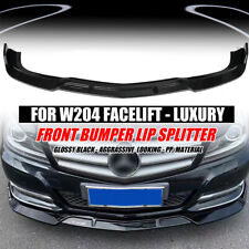 Spoilerschwert Frontspoiler Spoilerlippe Für Mercedes Benz C-Klasse W204 Schwarz